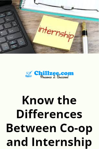 Know the Differences Between Co-op and Internship